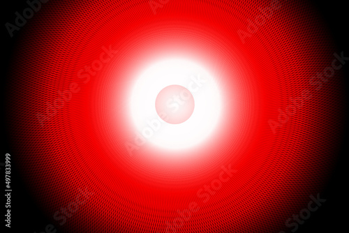 red light lamp wave design