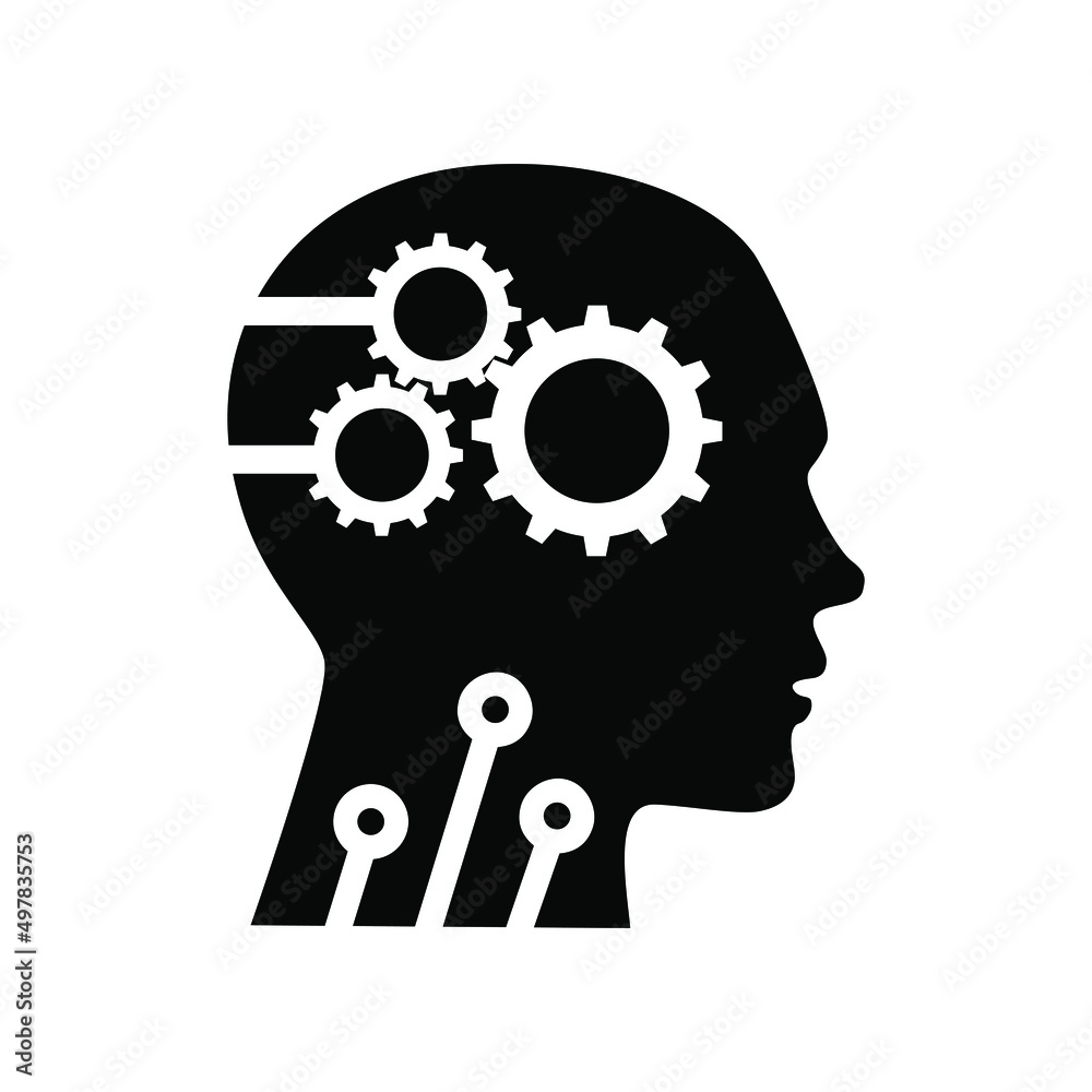 head silhouette vector head silhouette vector
