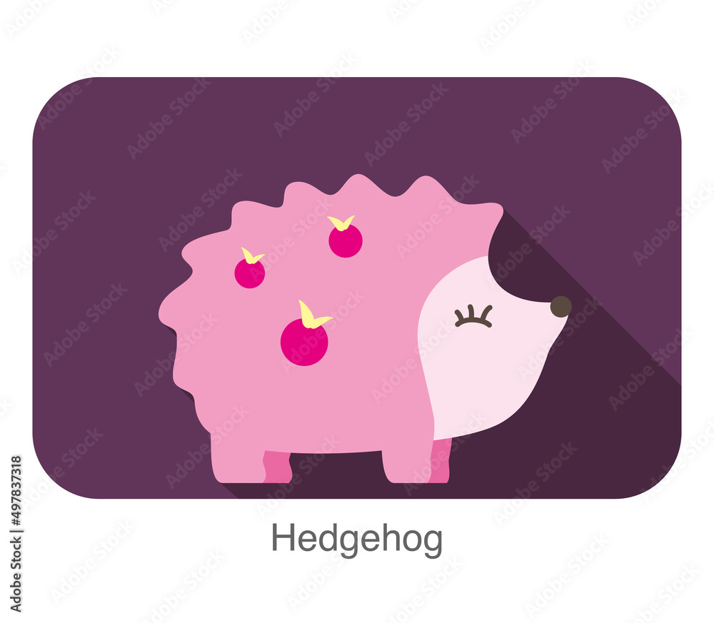 Cute Hedgehog cartoon, Vector Cute Hedgehog cartoon, Vector
