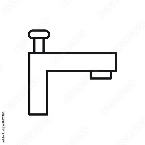 sink icon for website, symbol, presentation 