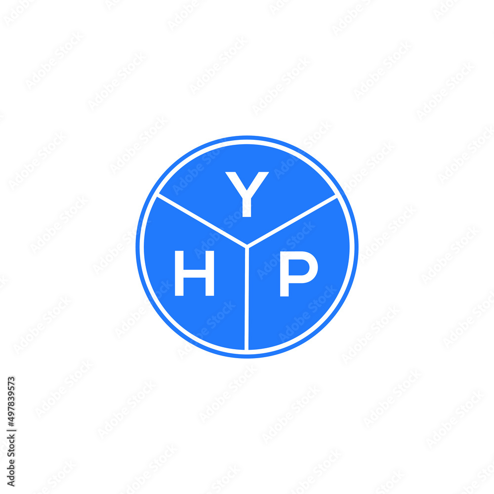 YHP letter logo design on white background. YHP creative circle letter logo concept. YHP letter design. YHP letter logo design on white background. YHP creative circle letter logo concept. YHP letter design.