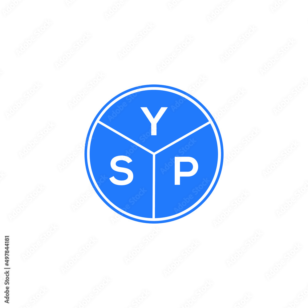YSP letter logo design on white background. YSP creative circle letter logo concept. YSP letter design. YSP letter logo design on white background. YSP creative circle letter logo concept. YSP letter design.