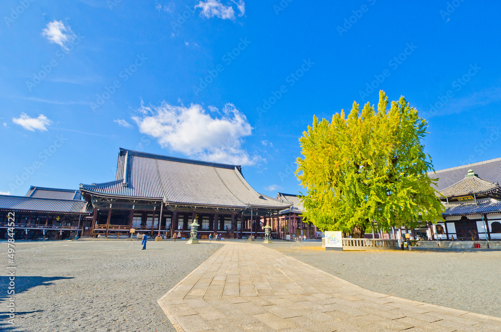 Nishi Honganji Temple in Kyoto city, Kansai, Japan. Nishi Honganji Temple in Kyoto city, Kansai, Japan.