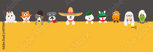 Portrait of animals, wearing something, cool style, cosplay