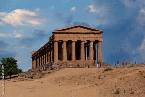 The Temple of Concordia is an ancient Greek temple in Agrigento on Sicily, Italy.