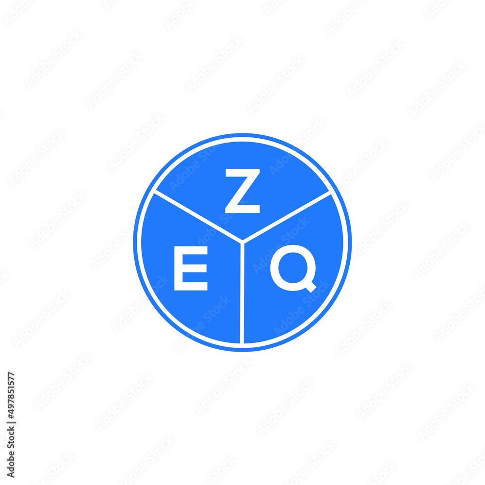 ZEQ letter logo design on white background. ZEQ creative circle letter logo concept. ZEQ letter design. ZEQ letter logo design on white background. ZEQ creative circle letter logo concept. ZEQ letter design.