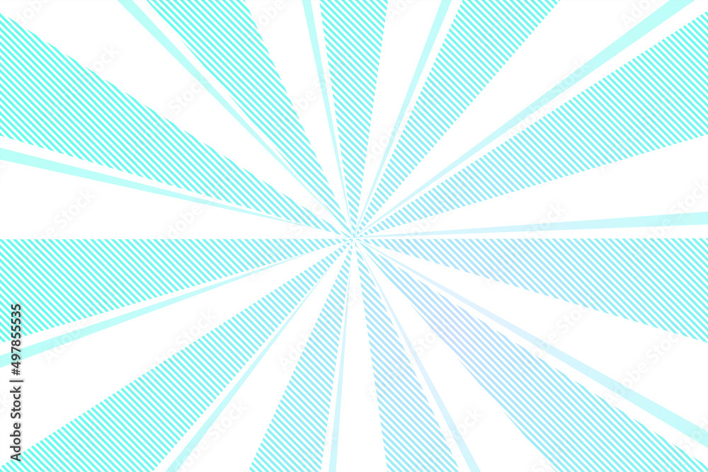 Obraz premium ストライプと放射線パステル背景 Radial abstract background ray with stripe patterns