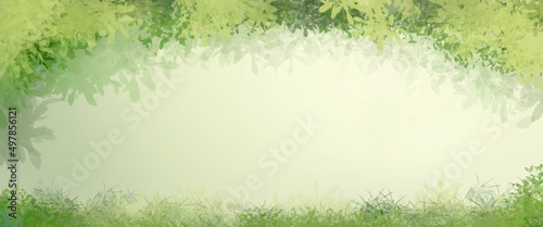 abstract nature green background. environmental theme design concepts for copy space. green leaf advertising frame.