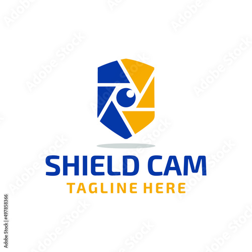 Shield camera Logo Design idea