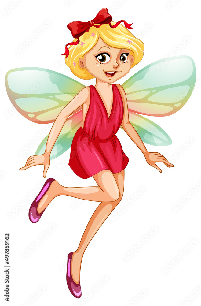 Beauty fairy on a white background Beauty fairy on a white background