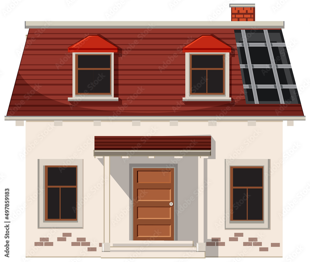 House construction site concept House construction site concept