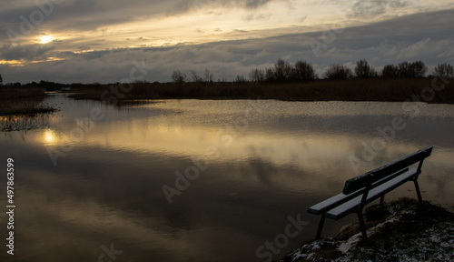 sunrise on the lake © Maciej