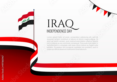 Iraq independence day backg...