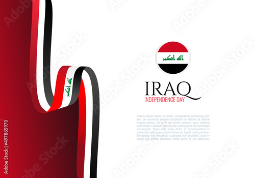 Iraq independence day backg...