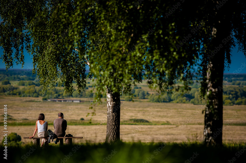 Beautiful landscape in Konstantinovo, Russia Beautiful landscape in Konstantinovo, Russia