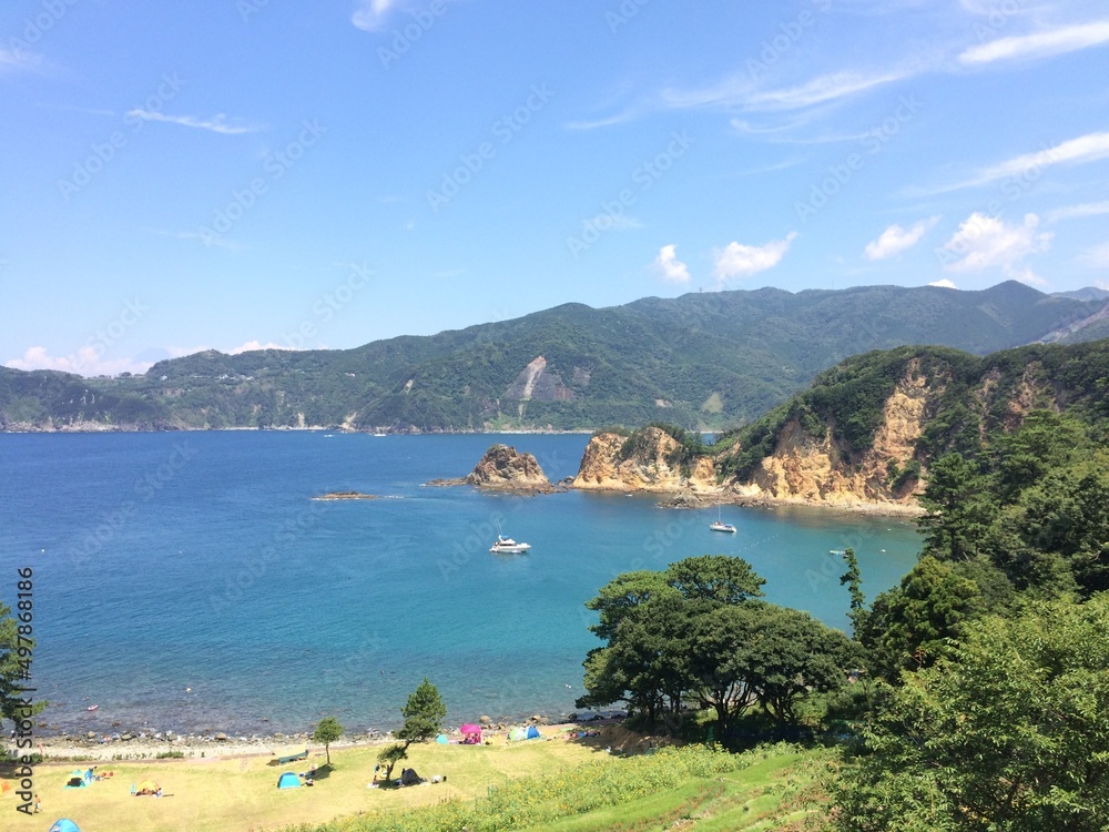 View of Koganezaki in Izu Peninsula