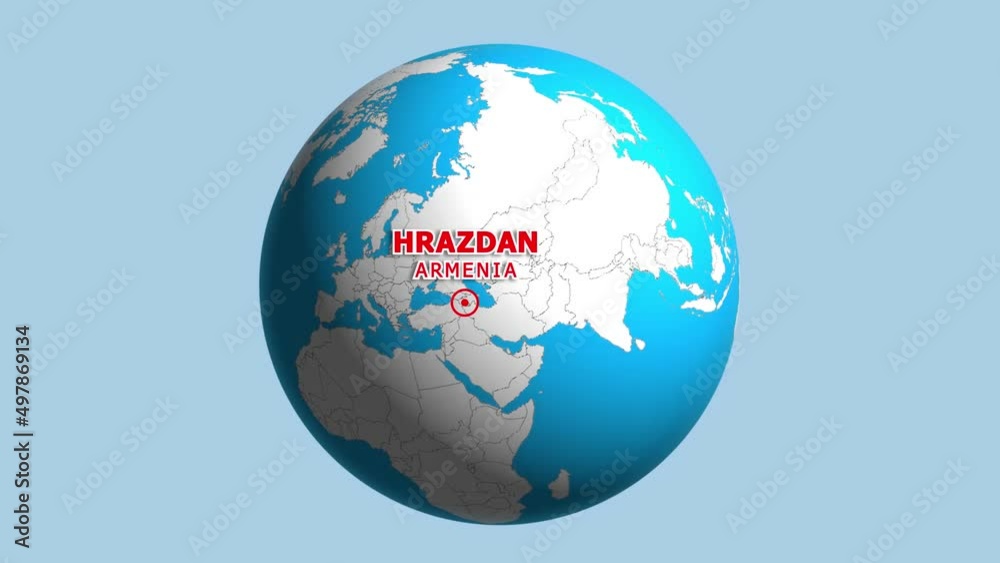 ARMENIA HRAZDAN ZOOM IN FROM SPACE ARMENIA HRAZDAN ZOOM IN FROM SPACE