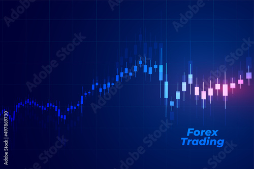 stock market forex graph buy and sell trade background