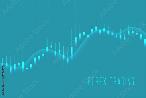 stock market finance trading background