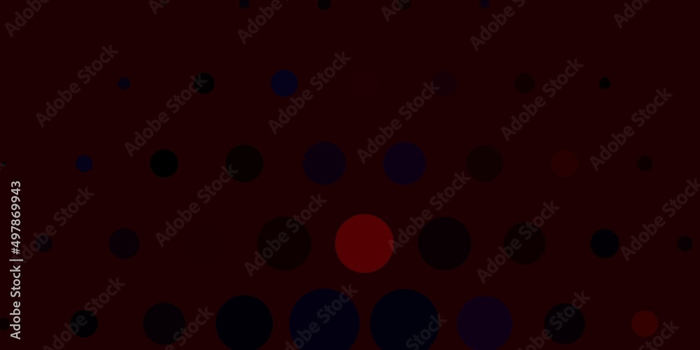 Light Red vector layout with circle shapes.