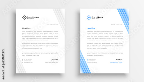 modern business leaflet letterhead brochure design