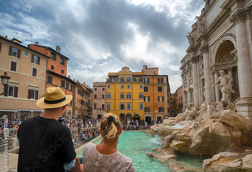 Piazza di Trevi in Rome