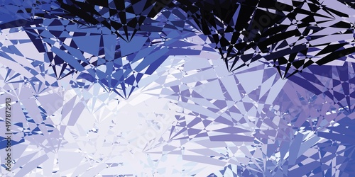 Light Purple vector texture with memphis shapes.