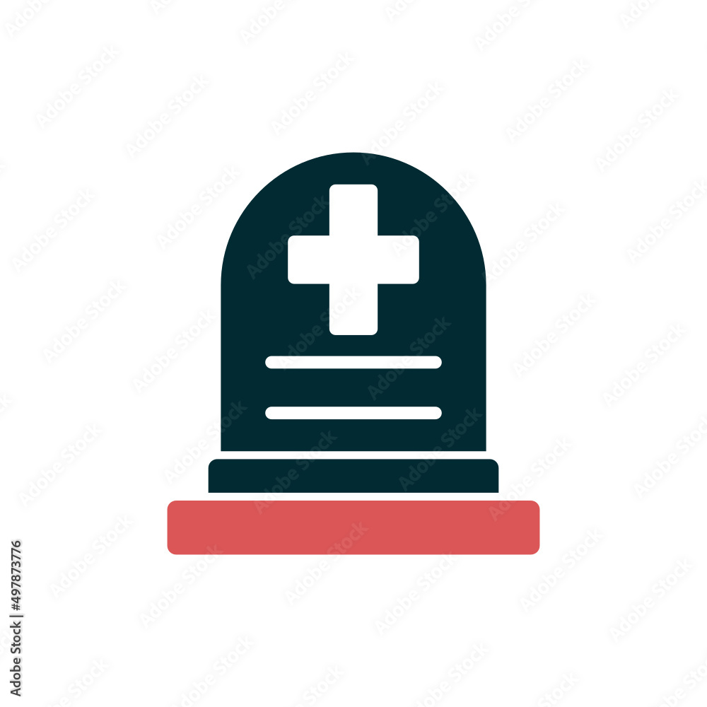 Obraz premium Tombstone Icon