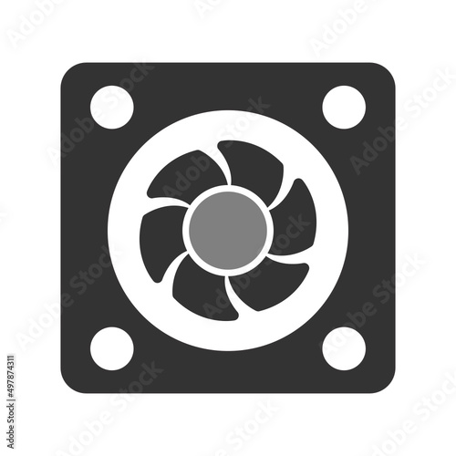 Cooling Fan Icon photo