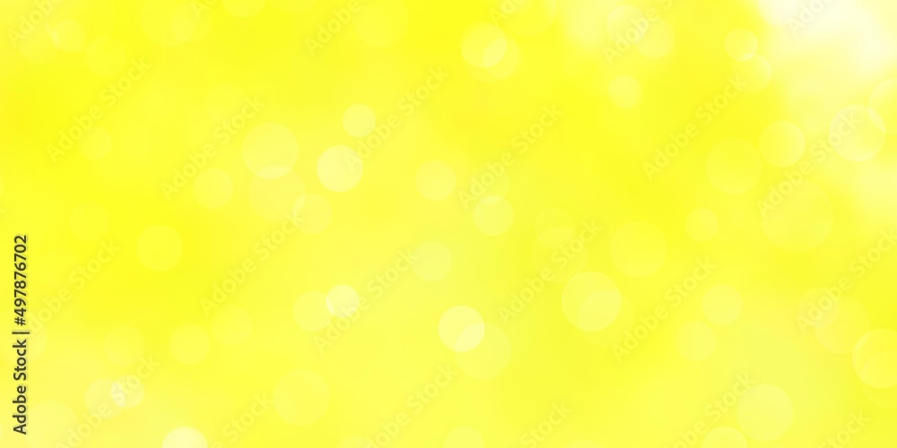 Light Yellow vector backdrop with dots. Light Yellow vector backdrop with dots.