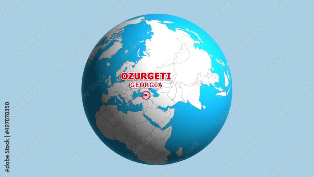 GEORGIA OZURGETI ZOOM IN FROM SPACE GEORGIA OZURGETI ZOOM IN FROM SPACE