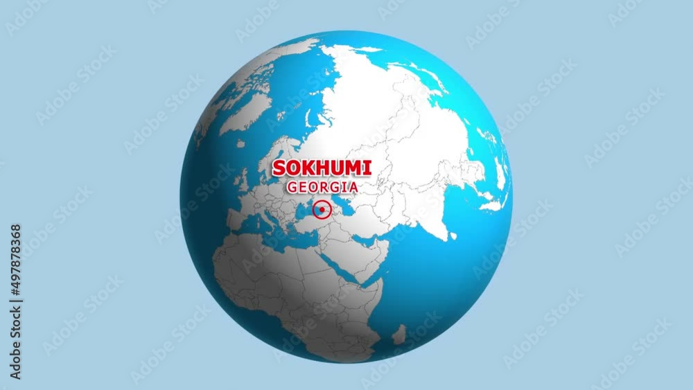GEORGIA SOKHUMI ZOOM IN FROM SPACE GEORGIA SOKHUMI ZOOM IN FROM SPACE
