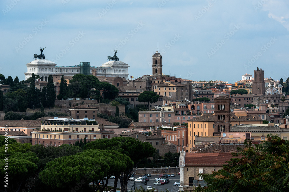 Beautiful view of Rome, Italy