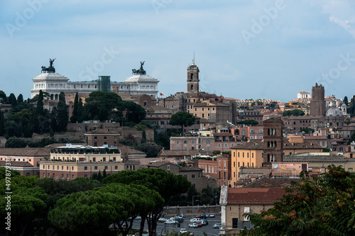 Beautiful view of Rome, Italy