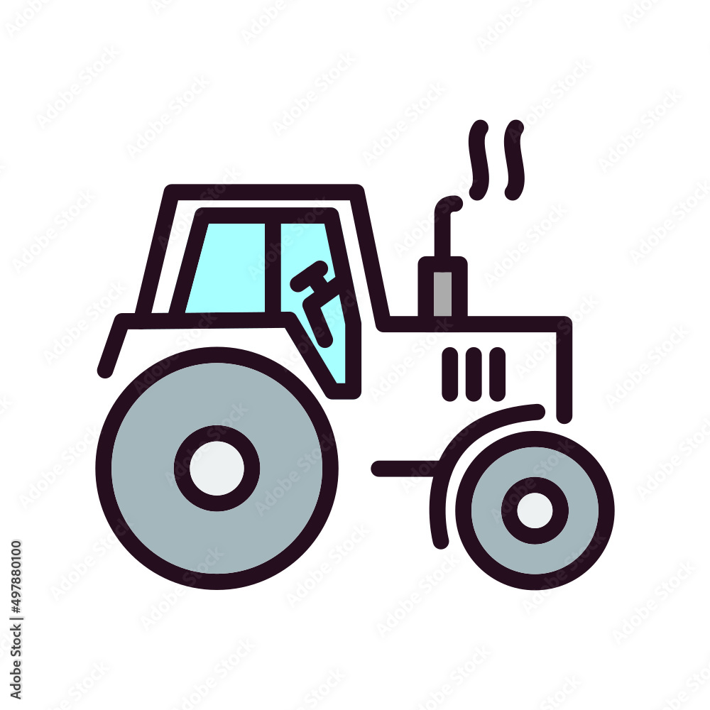 Tractor Icon Tractor Icon