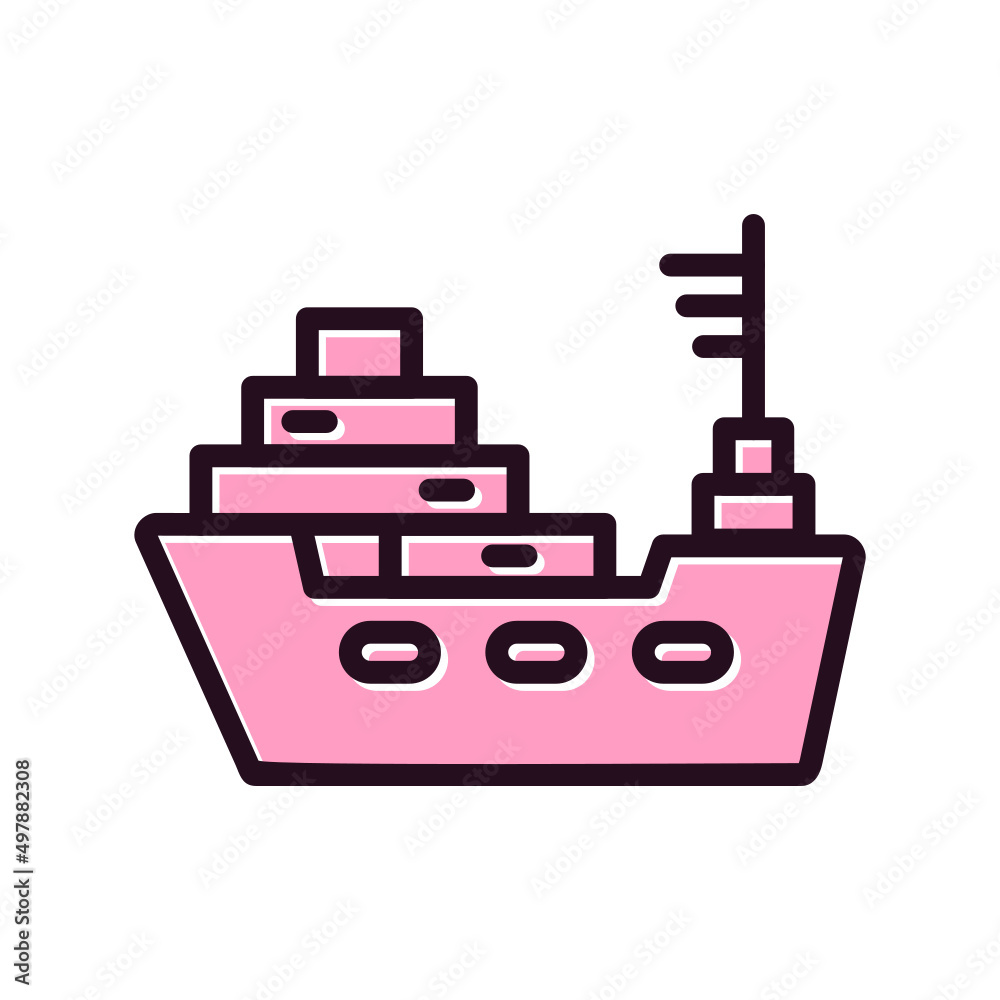 Cargo Ship Icon Cargo Ship Icon