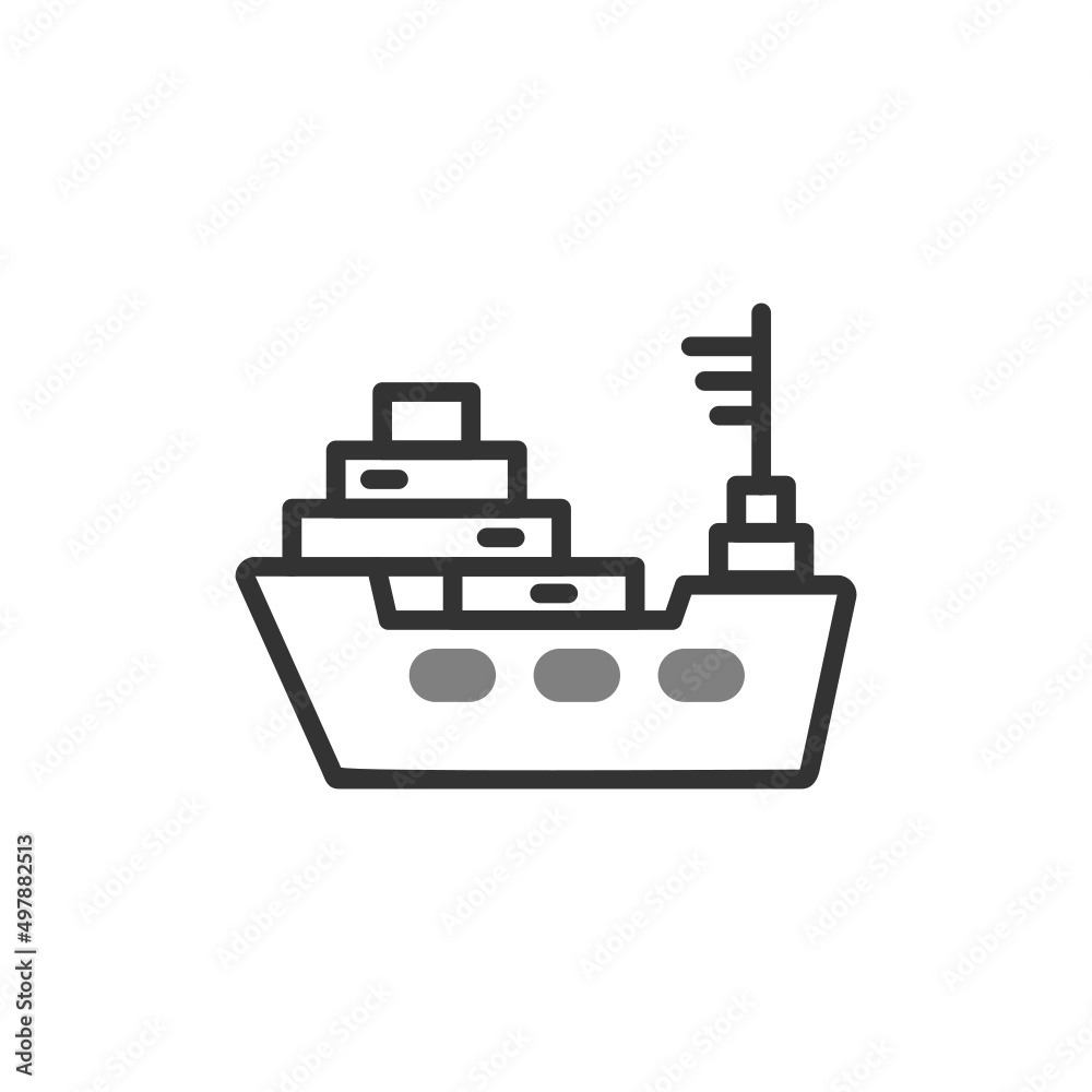 Cargo Ship Icon