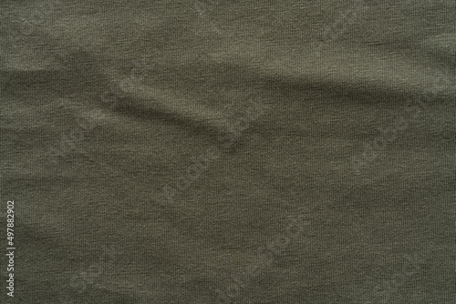 background shot of green premium cotton fabric