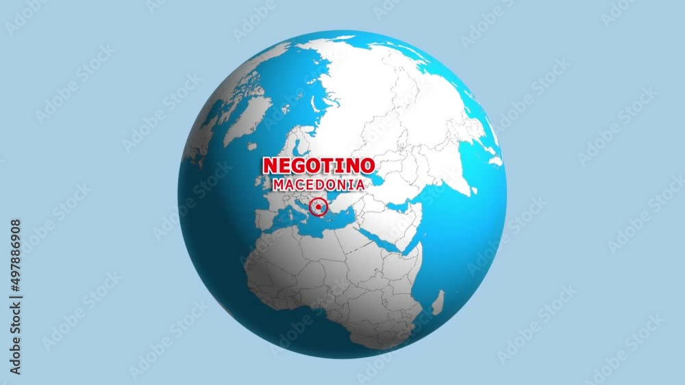MACEDONIA NEGOTINO ZOOM IN FROM SPACE MACEDONIA NEGOTINO ZOOM IN FROM SPACE