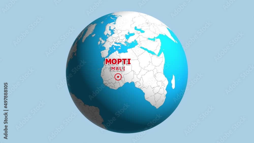 MALI MOPTI ZOOM IN FROM SPACE MALI MOPTI ZOOM IN FROM SPACE