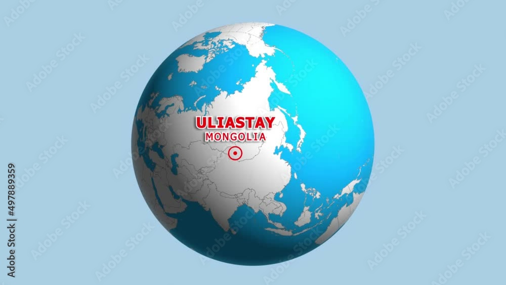 MONGOLIA ULIASTAY ZOOM IN FROM SPACE MONGOLIA ULIASTAY ZOOM IN FROM SPACE