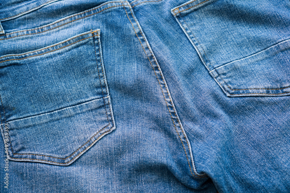 Blue jeans. Blue background. Journey. Blue jeans. Blue background. Journey.