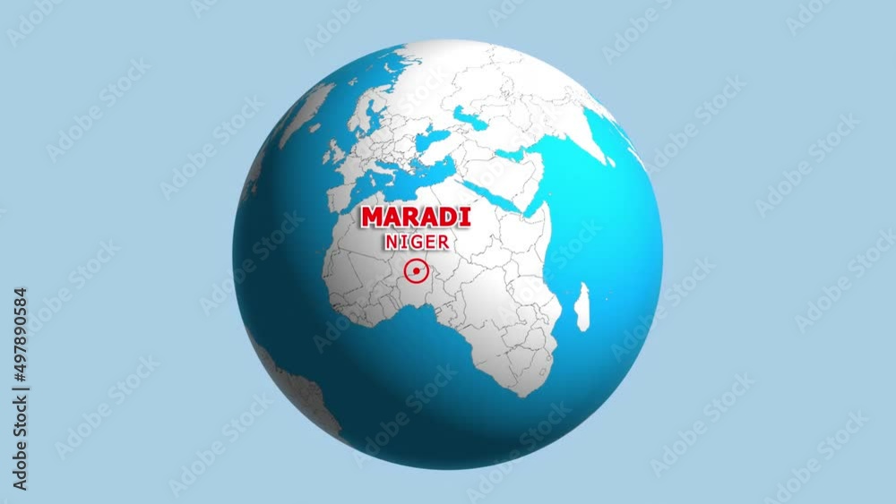 NIGER MARADI ZOOM IN FROM SPACE NIGER MARADI ZOOM IN FROM SPACE