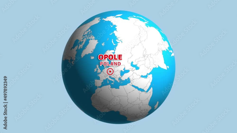 POLAND OPOLE ZOOM IN FROM SPACE POLAND OPOLE ZOOM IN FROM SPACE