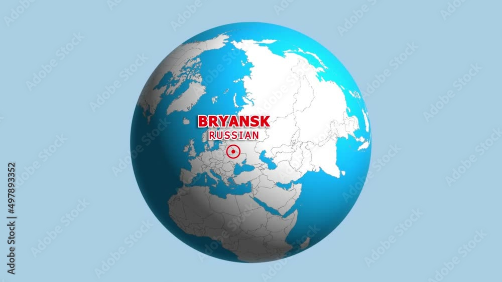 RUSSIAN BRYANSK ZOOM IN FROM SPACE RUSSIAN BRYANSK ZOOM IN FROM SPACE