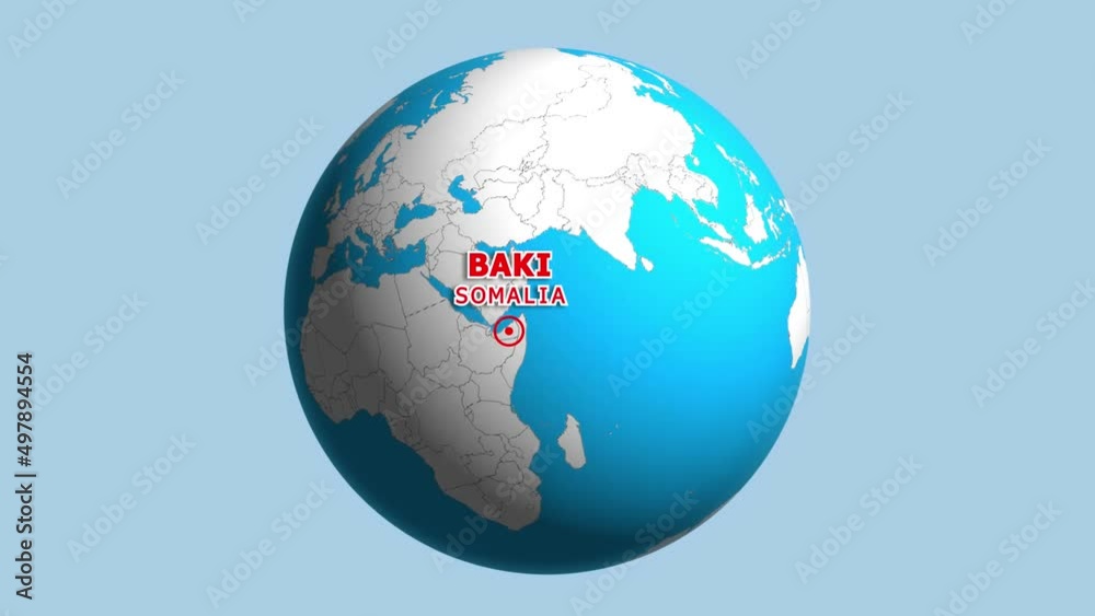 SOMALIA BAKI ZOOM IN FROM SPACE SOMALIA BAKI ZOOM IN FROM SPACE