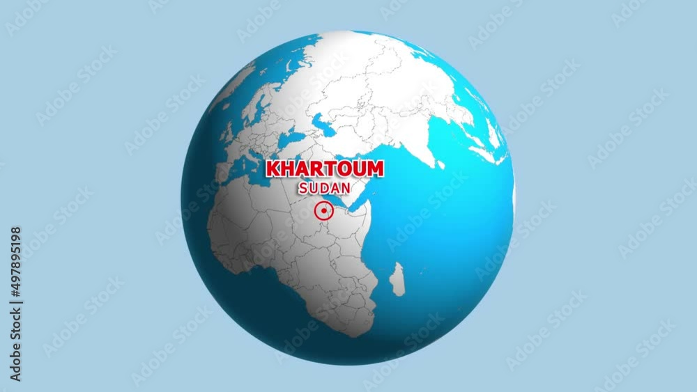 SUDAN KHARTOUM ZOOM IN FROM SPACE SUDAN KHARTOUM ZOOM IN FROM SPACE