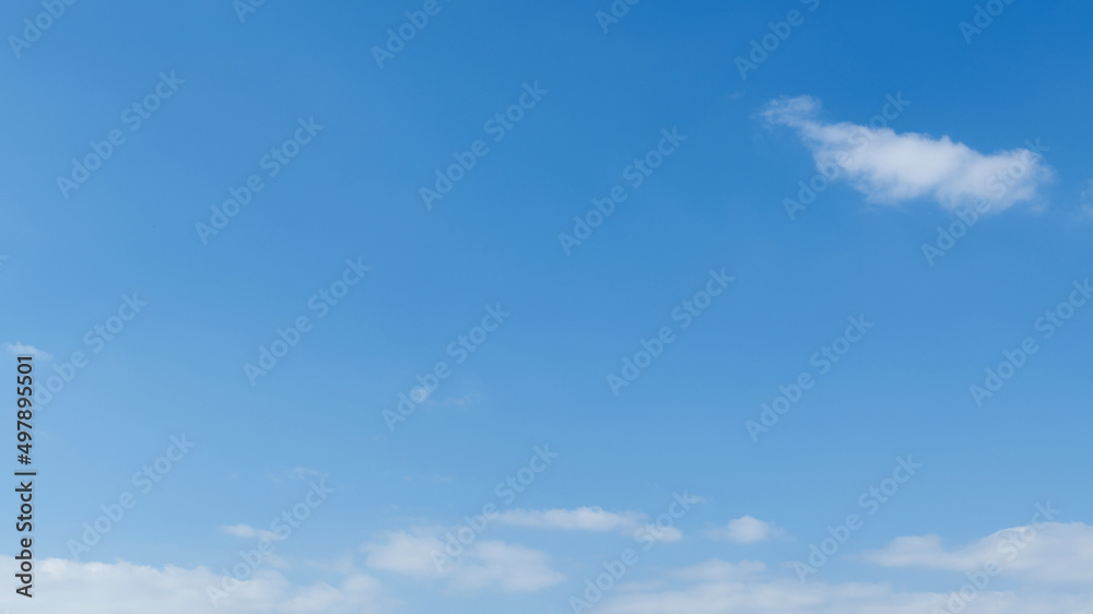 Blue sky with white clouds Blue sky with white clouds