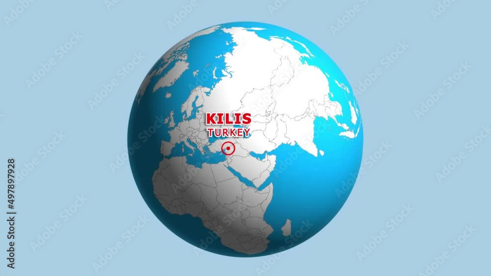 TURKEY KILIS ZOOM IN FROM SPACE TURKEY KILIS ZOOM IN FROM SPACE