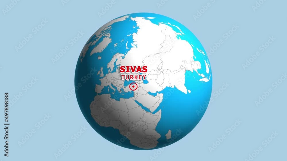 TURKEY SIVAS ZOOM IN FROM SPACE TURKEY SIVAS ZOOM IN FROM SPACE
